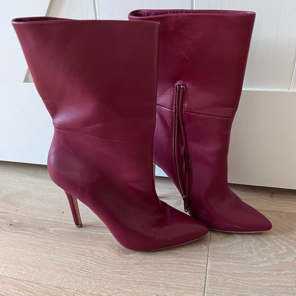 Red like new boots